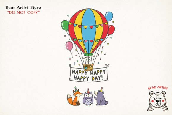 Balloon Animal Birthday: A Funny Birthday Font for Party Designs