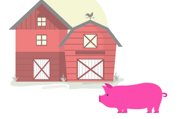 Cute Animal Head Pig: A Playful Design Asset for Creative Projects