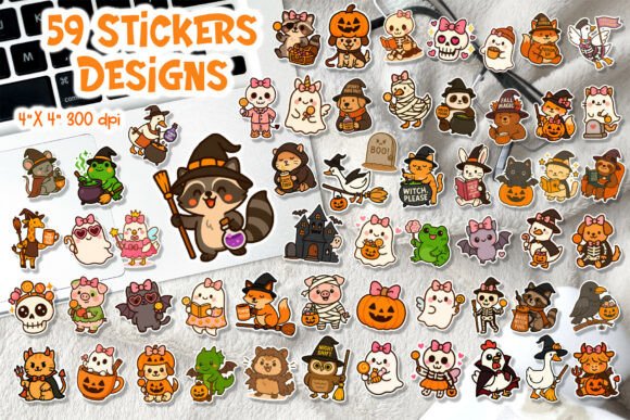 Spooky Cute: Unlocking Creative Potential with Halloween Animal Stickers