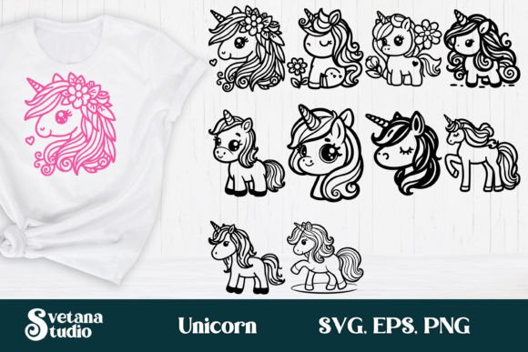 Unicorn SVG Bundle: Magical Animal SVG Designs for Creators